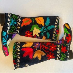 ONE OF A KIND- knee high calf skin boots